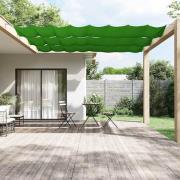vidaXL Markis vertikal ljusgrön 60x1000 cm oxfordtyg