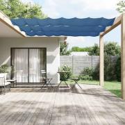 vidaXL Markis vertikal blå 60x1000 cm oxfordtyg