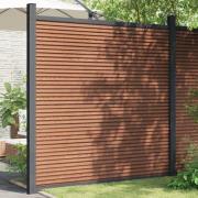 vidaXL Staketpanel WPC brun 180x186 cm