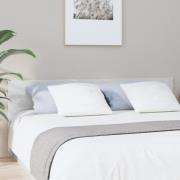 vidaXL Sänggavel vit högglans 200x1,5x80 cm konstruerat trä
