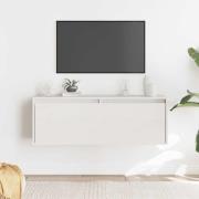 vidaXL Väggskåp vit 100x30x35 cm massiv furu