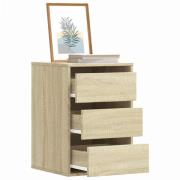 vidaXL Byrå sonoma-ek 40x41x58 cm konstruerat trä