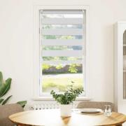 vidaXL Zebragardin 40,9x100 cm Tygbredd 36,7 cm vit