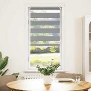 vidaXL Zebragardin 40,9x100 cm Tygbredd 36,7 cm grå