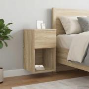 vidaXL Sängskåp 2 pcs Sonoma-ek 29 x 31,5 x 49 cm Konstruerat trä