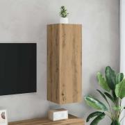 vidaXL Tv-bänk artisan ek 30,5x30x90 cm konstruerat trä
