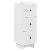 vidaXL Lådans skåp Vit 33 x 34,5 x 90 cm Konstruerat trä