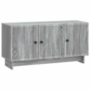 vidaXL TV-skåp Grå sonoma-ek 99 x 34,5 x 50 cm Konstruerat trä