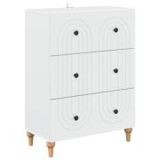 vidaXL Lådans skåp Vit 66 x 34,5 x 90 cm Konstruerat trä