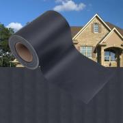 vidaXL Trädgårdens integritetsskärmar 2 pcs Mörkgrå 35 x 0,19 m PVC