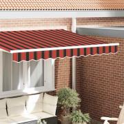 vidaXL Markiskappa Ersättning Flerfärgsdesign 330 x 20 cm Polyester