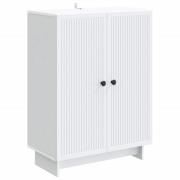 vidaXL Sideboard Vit 66 x 34,5 x 90 cm Konstruerat trä