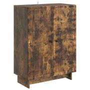 vidaXL Sideboard Rökt ek 66 x 34,5 x 90 cm Konstruerat trä