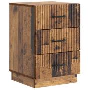 vidaXL Nattduksbord Gammalt trä 43 x 41 x 63,5 cm Konstruerat trä