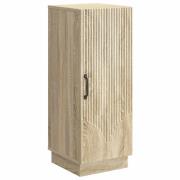 vidaXL Sideboard Sonoma-ek 33 x 34,5 x 87 cm Konstruerat trä