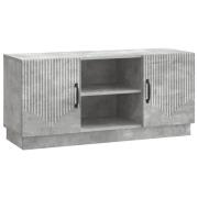 vidaXL TV-skåp Betonggrå 102 x 34,5 x 47 cm Konstruerat trä