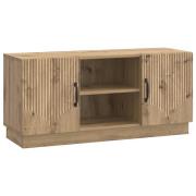 vidaXL TV-skåp Artisan-ek 102 x 34,5 x 47 cm Konstruerat trä