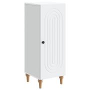 vidaXL Sideboard Vit 33 x 34,5 x 90 cm Konstruerat trä