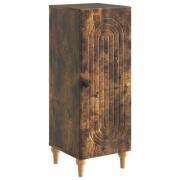 vidaXL Sideboard Rökt ek 33 x 34,5 x 90 cm Konstruerat trä