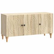 vidaXL TV-skåp Sonoma-ek 99 x 34,5 x 50 cm Konstruerat trä