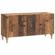 vidaXL TV-skåp Gammalt trä 99 x 34,5 x 50 cm Konstruerat trä