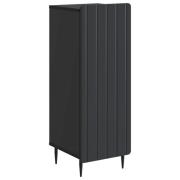 vidaXL Sideboard Svart 34,5 x 33 x 92 cm Konstruerat trä