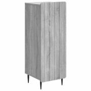 vidaXL Sideboard Grå sonoma-ek 34,5 x 33 x 92 cm Konstruerat trä
