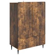 vidaXL Sideboard med låda Rökt ek 66 x 34,5 x 97 cm Konstruerat trä