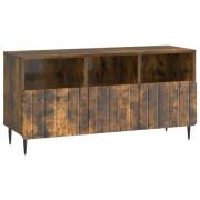 vidaXL TV-skåp med låda Rökt ek 102 x 34,5 x 50 cm Konstruerat trä