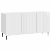 vidaXL TV-skåp Vit högglans 99 x 34,5 x 52 cm Konstruerat trä