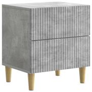 vidaXL Nattduksbord Betonggrå 43 x 34,5 x 48 cm Konstruerat trä