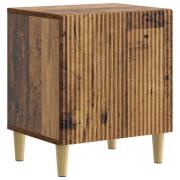 vidaXL Nattduksbord Gammalt trä 43 x 34,5 x 50 cm Konstruerat trä