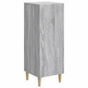 vidaXL Sideboard Grå sonoma-ek 33 x 34,5 x 90 cm Konstruerat trä