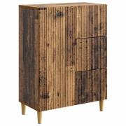 vidaXL Sideboard Gammalt trä 66 x 34,5 x 90 cm Konstruerat trä