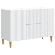 vidaXL Sideboard med låda Vit 89 x 34,5 x 60 cm Konstruerat trä