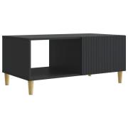 vidaXL Kaffeebord Svart 90 x 50 x 40 cm Konstruerat trä