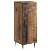 vidaXL Sideboard Gammalt trä 33 x 34,5 x 89,5 cm Konstruerat trä