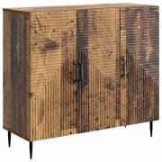 vidaXL Sideboard Gammalt trä 89 x 34,5 x 80 cm Konstruerat trä