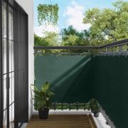 vidaXL Balkong Skärm Mörkgrön 120 x 200 cm Oxford Tyg