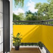 vidaXL Balkong Skärm Gul 100 x 500 cm Oxford Tyg