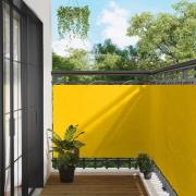 vidaXL Balkong Skärm Gul 110 x 800 cm Oxford Tyg