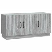 vidaXL TV-skåp Grå sonoma-ek 99 x 34,5 x 47 cm Konstruerat trä