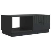 vidaXL Kaffeebord Svart 90 x 50 x 37 cm Konstruerat trä