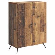 vidaXL Sideboard Gammalt trä 66 x 34,5 x 90 cm Konstruerat trä