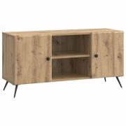 vidaXL TV-skåp Artisan-ek 102 x 34,5 x 50 cm Konstruerat trä