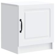 vidaXL Nattduksbord Vit 43 x 34,5 x 47 cm Konstruerat trä
