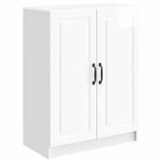 vidaXL Sideboard Vit högglans 66 x 34,5 x 87 cm Konstruerat trä