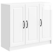 vidaXL Sideboard Vit högglans 89 x 34,5 x 77 cm Konstruerat trä