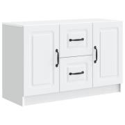 vidaXL Sideboard med låda Vit 89 x 34,5 x 57 cm Konstruerat trä