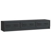 vidaXL TV-skåp med låda Svart 147 x 34,5 x 27 cm Konstruerat trä